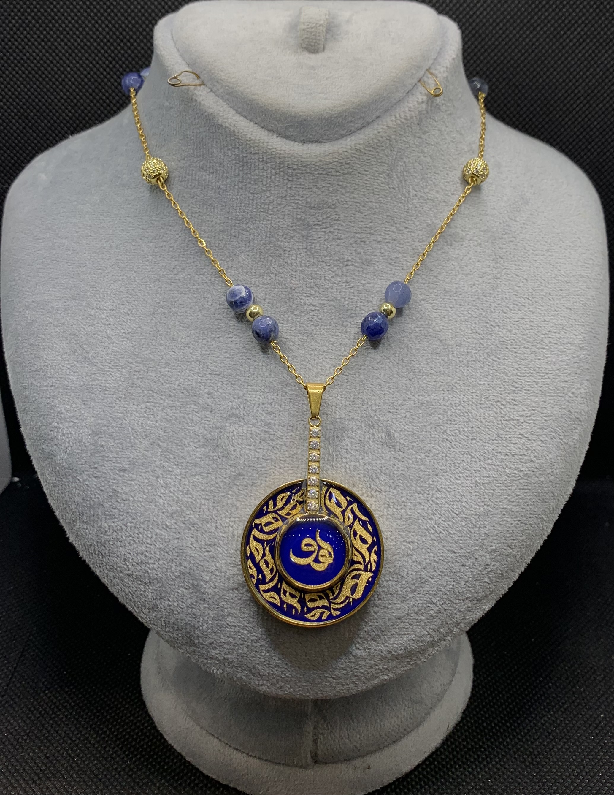 گردنبند ورق طلا هو