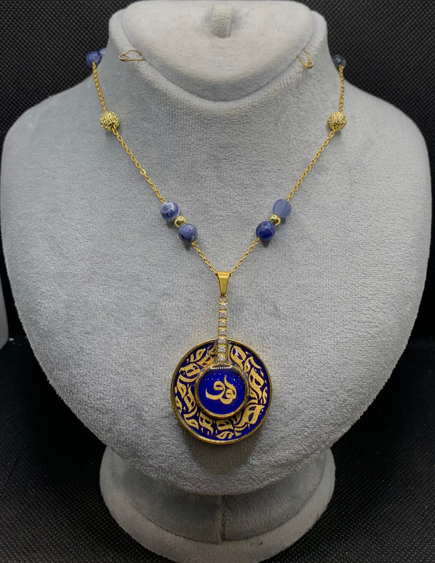 گردنبند ورق طلا هو