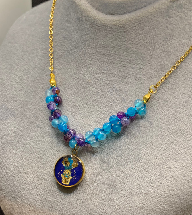 گردنبند ورق طلا بچگانه تدی