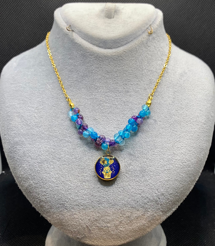 گردنبند ورق طلا بچگانه تدی