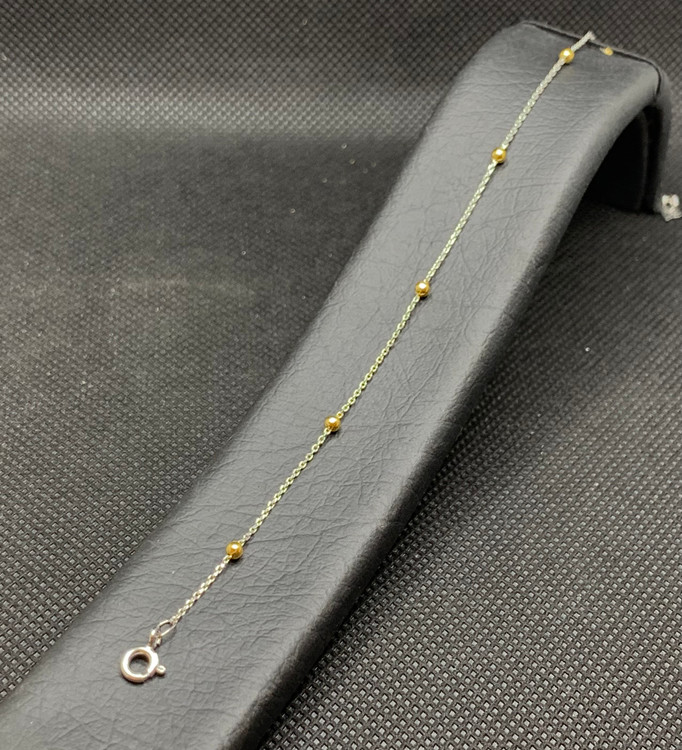 پابند نقره زنانه البرنادو سیلور و طلایی