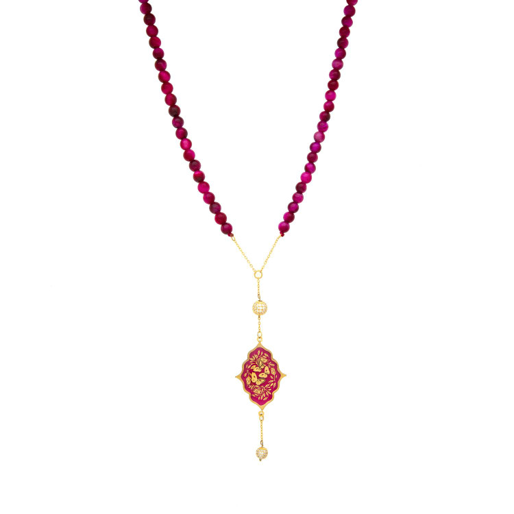 گردنبند ورق طلا ترنج نو بهار