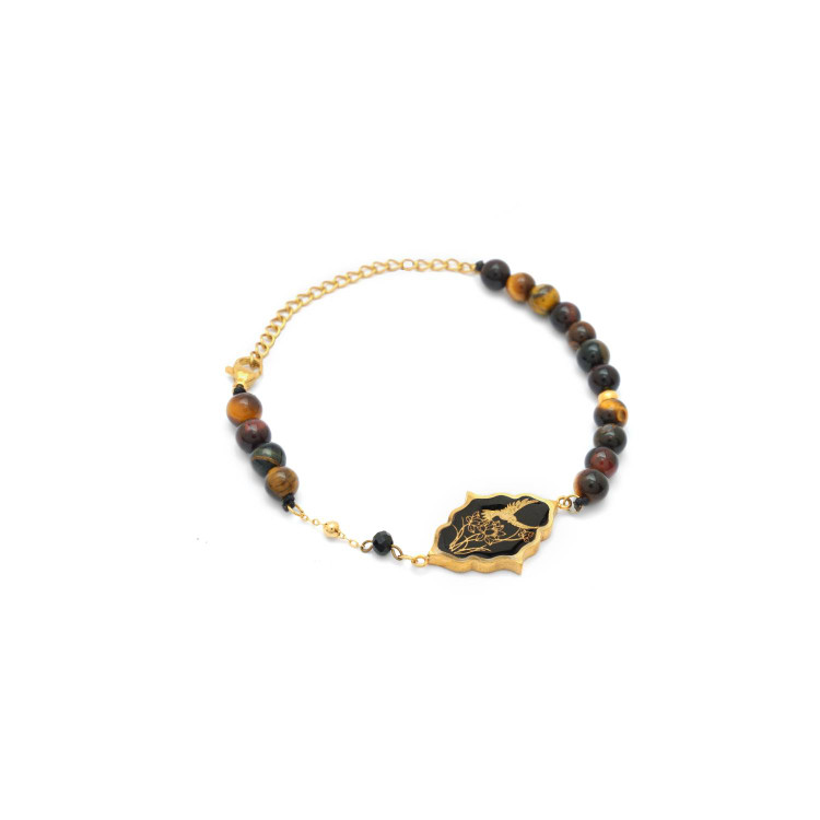 دستبند ورق طلا ترنج پرنیان