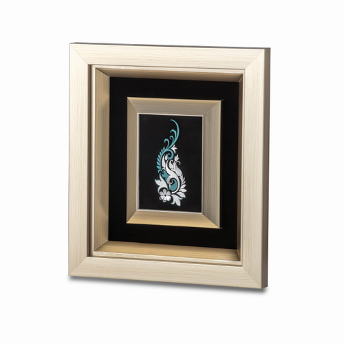 تابلو ورق نقره بته جقه