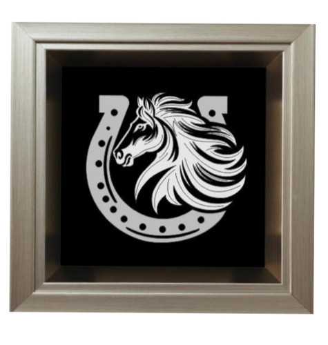 تابلو ورق نقره نعل اسب