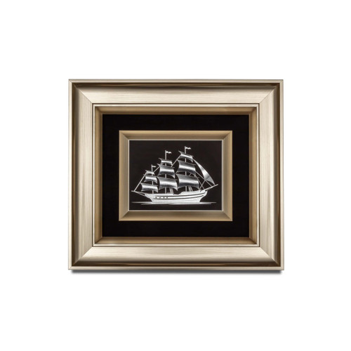 تابلو ورق نقره کشتی آناهید