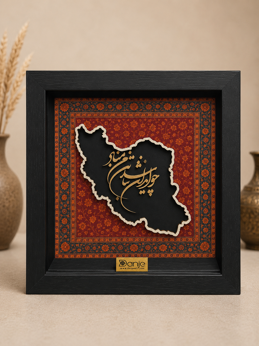 تابلو ورق طلا پارسیا